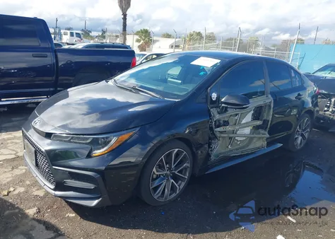 2021 Toyota Corolla Se from USA, damaged, VIN 5YFS4MCE8MP065458